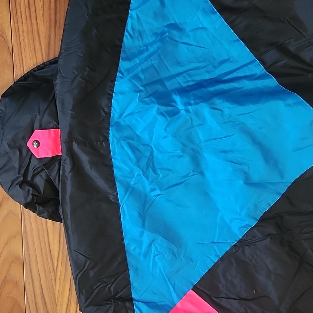 DiTrani Designs Vintage 80s Black Blue Pink Jacket Sz 40 - Picture 5 of 11